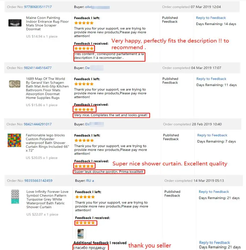customer feedback