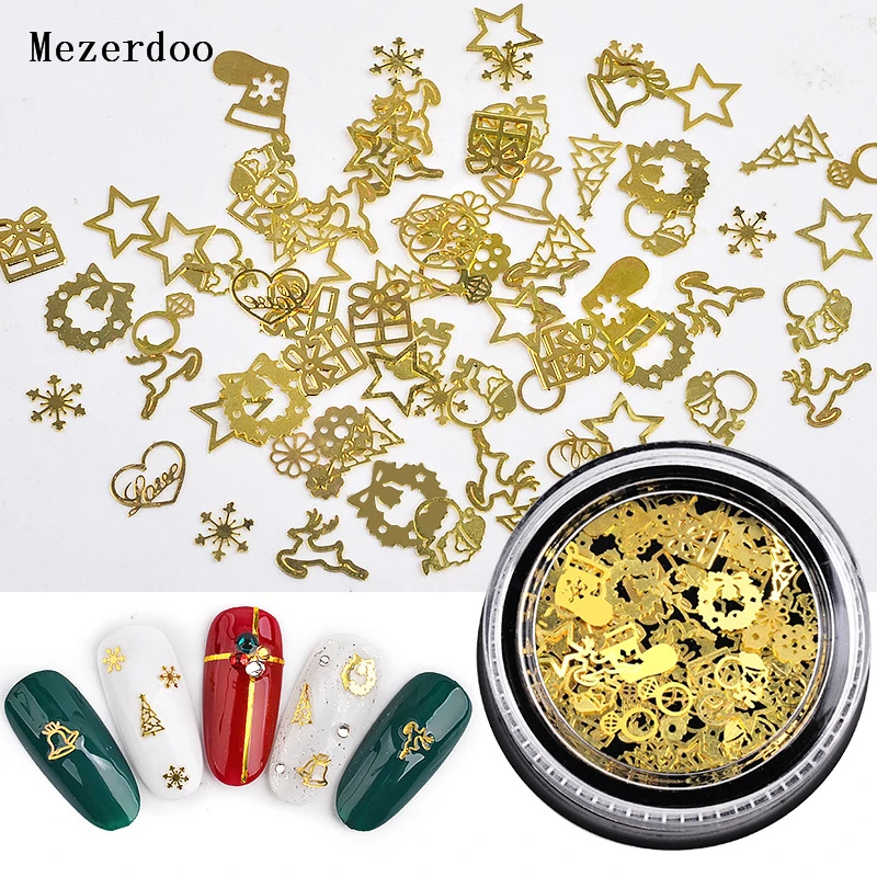 1 Box Ultra-thin Punk Style Studs 3D Nail Art Decorations Time Wheel Christmas Tree DIY Nail Suplies Gold Steam Machine Gear
1 Box Ultra-thin Punk Style Studs 3D Nail Art Decorations Time Wheel Christmas Tree DIY Nail Suplies Gold Steam Machine Gear