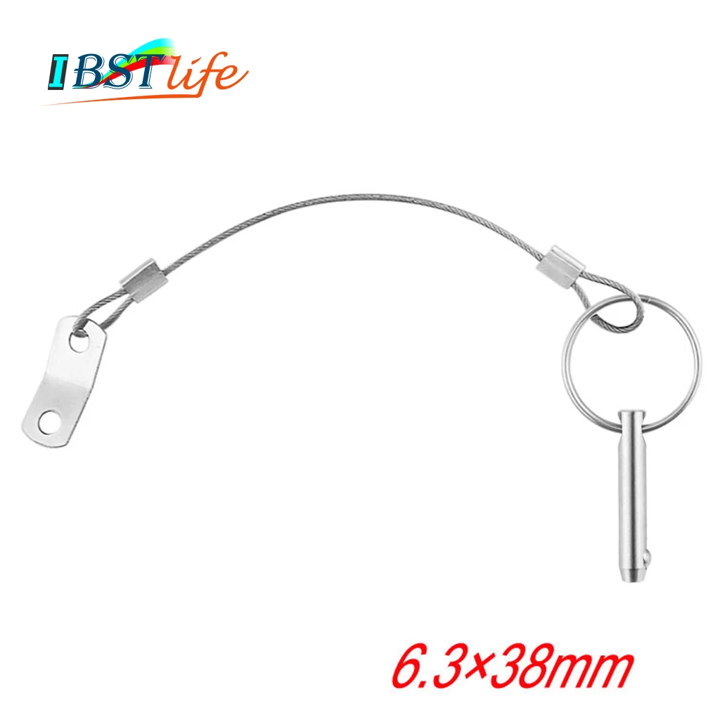Stainless Steel 316Quick Release Pin with Lanyard for Boat Bimini Top Deck Hinge Marine hardware
Stainless Steel 316Quick Release Pin with Lanyard for Boat Bimini Top Deck Hinge Marine hardware