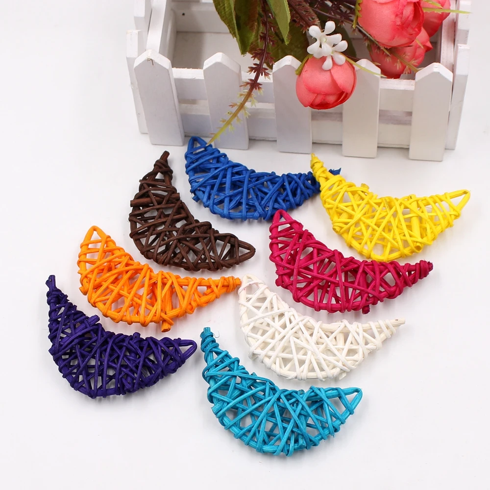 5PCS 8cm Cute Multicolor Rattan Moon Shape Sepak takraw Birthday party Family party Decoration DIY Craft
5PCS 8cm Cute Multicolor Rattan Moon Shape Sepak takraw Birthday party Family party Decoration DIY Craft