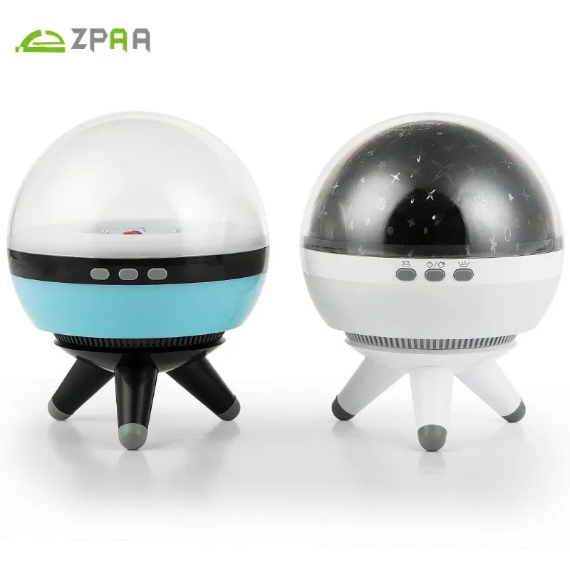 360 Degree Rotae Starry Sky LED Night Light Projector Lamp Star moon Children Baby Sleep USB/Battery Bedroom Projection lamp | Лампы и
