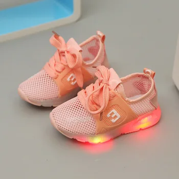 New Summer Children Luminous Shoes Boys Sport Running Shoes Baby Flashing Lights Fashion Sneakers Toddler Kid LED Sneaker
New Summer Children Luminous Shoes Boys Sport Running Shoes Baby Flashing Lights Fashion Sneakers Toddler Kid LED Sneaker