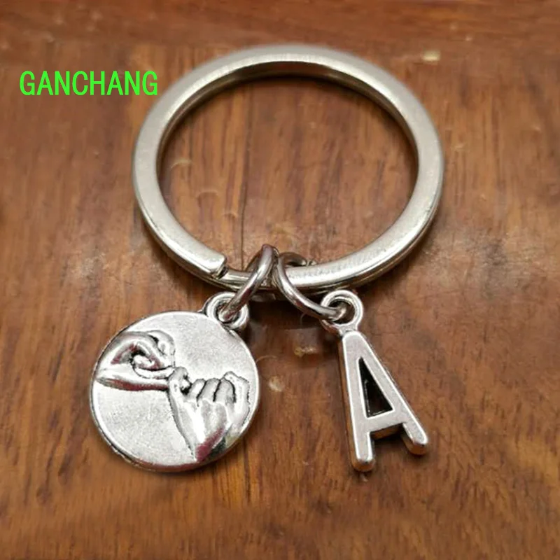 26-letter Hand-held Key Chain Parent-child Family To keychain Friendship Agreement Sisters Keychain Couple Keychain
26-letter Hand-held Key Chain Parent-child Family To keychain Friendship Agreement Sisters Keychain Couple Keychain