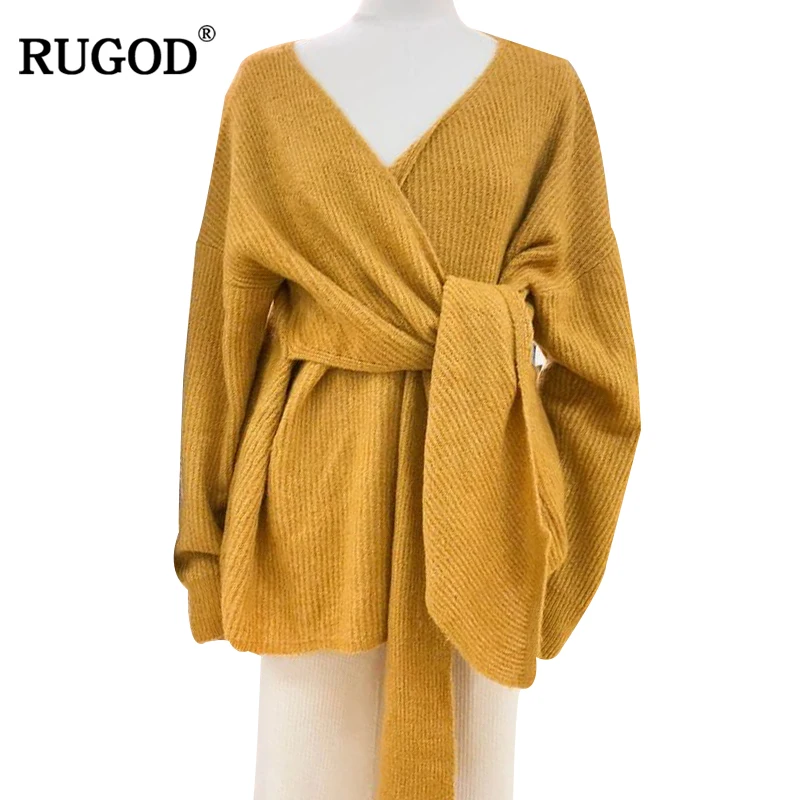RUGOD New Fashion Female Sweater 2018 Autumn Winter Casual Open Stitch Solid V-Neck Knitted Cardigans For Women Sueter Mujer
RUGOD New Fashion Female Sweater 2018 Autumn Winter Casual Open Stitch Solid V-Neck Knitted Cardigans For Women Sueter Mujer