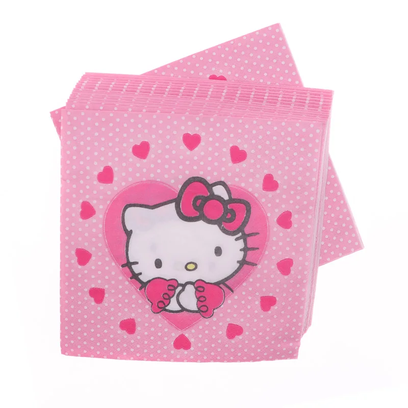 20Pcs / Lots of Hello Kitty Pink Girl Paper Cuts Party Anniversary Birthday Party Decoration Children Baby Shower Napkin
20Pcs / Lots of Hello Kitty Pink Girl Paper Cuts Party Anniversary Birthday Party Decoration Children Baby Shower Napkin