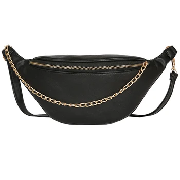 Women Waist Bags Leather Beach Hip Bag Chain Messenger Chest Crossbody Chest Bag Design Luxury Adjust Hip(Black)
Women Waist Bags Leather Beach Hip Bag Chain Messenger Chest Crossbody Chest Bag Design Luxury Adjust Hip(Black)
