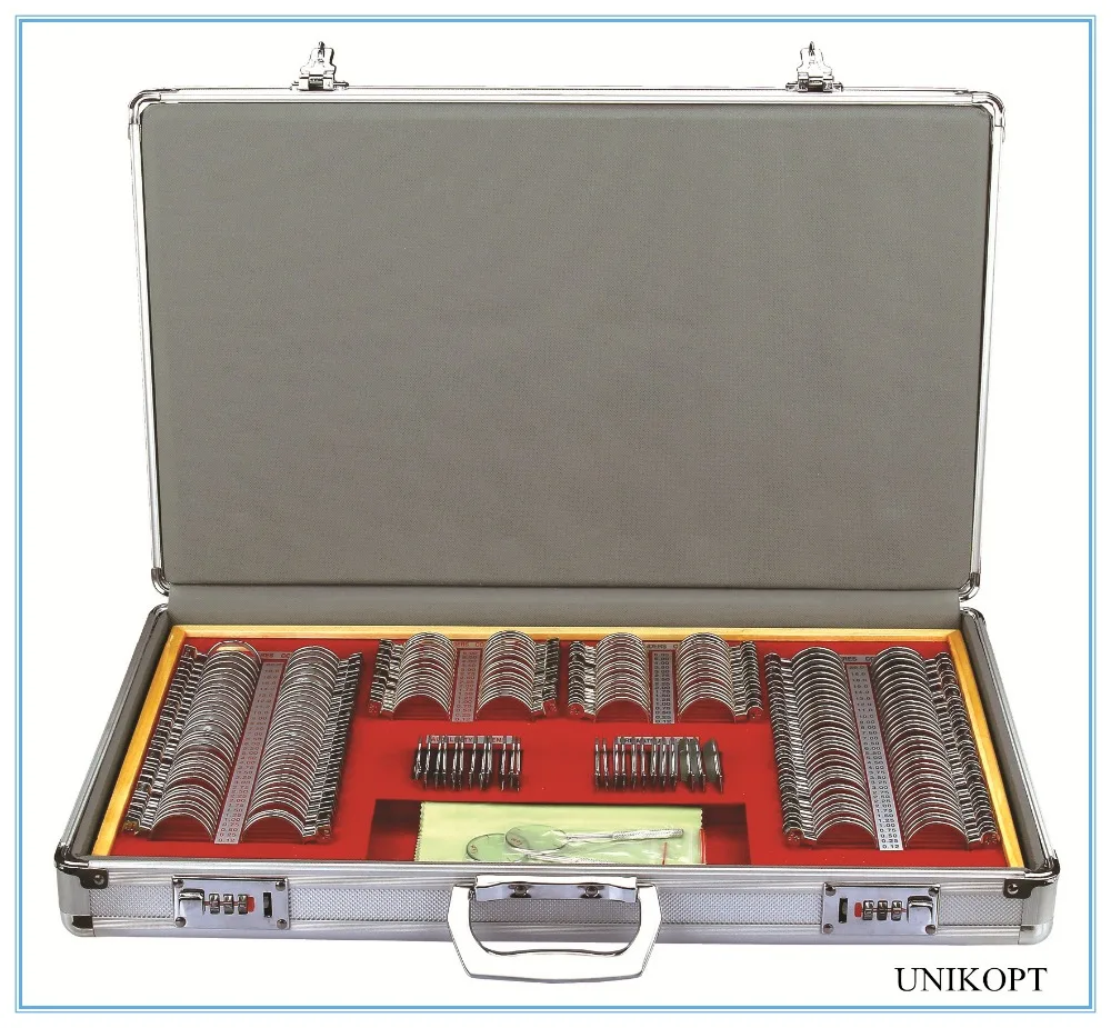 Trial Lens Set 232 pcs Lens Evidence Box Aluminum Rim A Class Quality JS-232 Aluminum Case
Trial Lens Set 232 pcs Lens Evidence Box Aluminum Rim A Class Quality JS-232 Aluminum Case