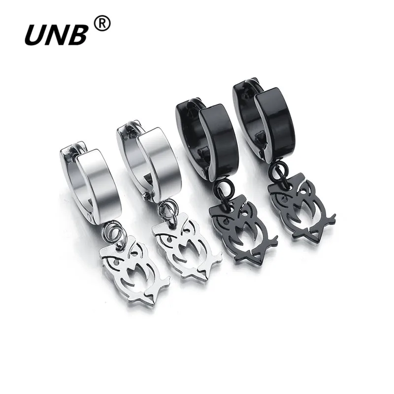 UNB 2017 Stainless Steel Animals Hollow Owl Earrings Silver Black Color Puncture Drop Earrings for Women Rock Party Jewelry Gift
UNB 2017 Stainless Steel Animals Hollow Owl Earrings Silver Black Color Puncture Drop Earrings for Women Rock Party Jewelry Gift