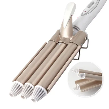 Kemei Electric Styling Iron Ceramic Hair Curler Waver 3 Barrel Perm Rollers Hairstyles Tool KM-1010 Multifunctional Curling Flat
Kemei Electric Styling Iron Ceramic Hair Curler Waver 3 Barrel Perm Rollers Hairstyles Tool KM-1010 Multifunctional Curling Flat
