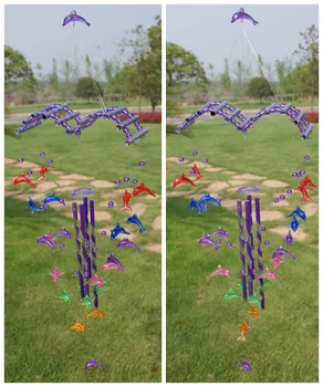 Large Size Heart Shaped Acrylic Creative 24 Dolphins Multi Metal Tubes Wind Chimes Indoor Outdoor Hangings Holiday Gifts 
Large Size Heart Shaped Acrylic Creative 24 Dolphins Multi Metal Tubes Wind Chimes Indoor Outdoor Hangings Holiday Gifts