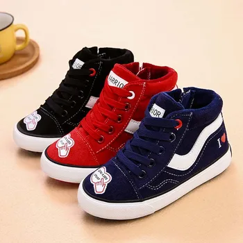YY11 EU23-37 Black Red Brand New Canvas Thickness Flat Winter Shoes Girl Winter Sneakers Children Girls Boys
YY11 EU23-37 Black Red Brand New Canvas Thickness Flat Winter Shoes Girl Winter Sneakers Children Girls Boys