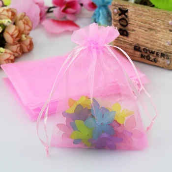 Pink Organza Packaging Jewelry Gift Bags Pouches For Wedding Tea Bag Packaging Customed Logo Print 15x20cm 100pcs/lot Wholesale
Pink Organza Packaging Jewelry Gift Bags Pouches For Wedding Tea Bag Packaging Customed Logo Print 15x20cm 100pcs/lot Wholesale