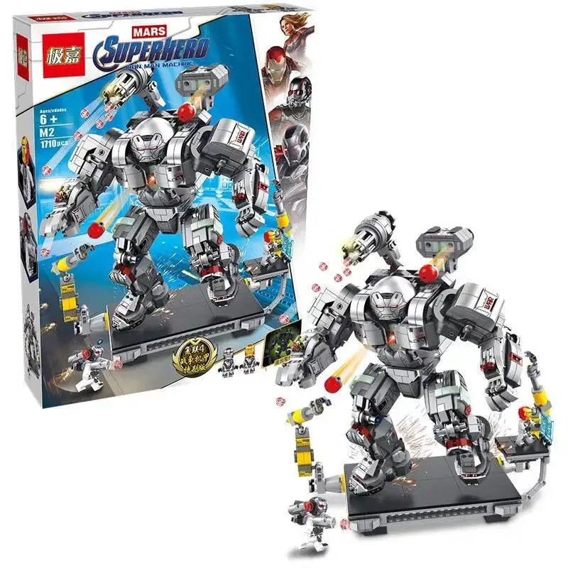 NEW 1710pcs Marvel Avengers: Endgame Iron man Mech Warrior Model Building Blocks Toys For Children gifts
NEW 1710pcs Marvel Avengers: Endgame Iron man Mech Warrior Model Building Blocks Toys For Children gifts