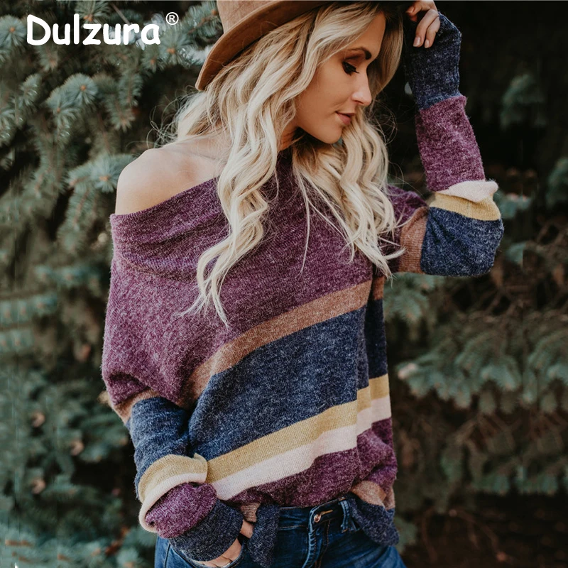 Sexy Striped Off Shoulder Pullovers Sweaters Women 2018 Long Pull Femme Hiver Cancel Batwing Sleeve Knitted Sweater Jumper Femme
Sexy Striped Off Shoulder Pullovers Sweaters Women 2018 Long Pull Femme Hiver Cancel Batwing Sleeve Knitted Sweater Jumper Femme