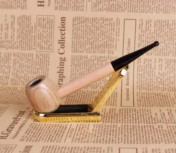Light Color Smoking Pipe 15cm Tobacco Pipe 9mm Filter Ebony Wood Pipe Portable Round Style Smoke Smoking Cigar Wooden Pipe
Light Color Smoking Pipe 15cm Tobacco Pipe 9mm Filter Ebony Wood Pipe Portable Round Style Smoke Smoking Cigar Wooden Pipe
