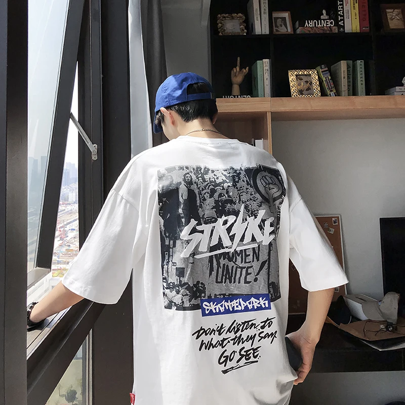 Mr.nut wild art casual short-sleeved tshirt 2019 summer new trend Hong Kong style printing fashion tshirt
Mr.nut wild art casual short-sleeved tshirt 2019 summer new trend Hong Kong style printing fashion tshirt