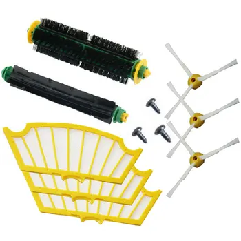 11 Pc/lot side brush filter kit replacement for Irobot Roomba 500 527 528 530 532 535 540 555 560 562 570 572 580 581 590 New
11 Pc/lot side brush filter kit replacement for Irobot Roomba 500 527 528 530 532 535 540 555 560 562 570 572 580 581 590 New