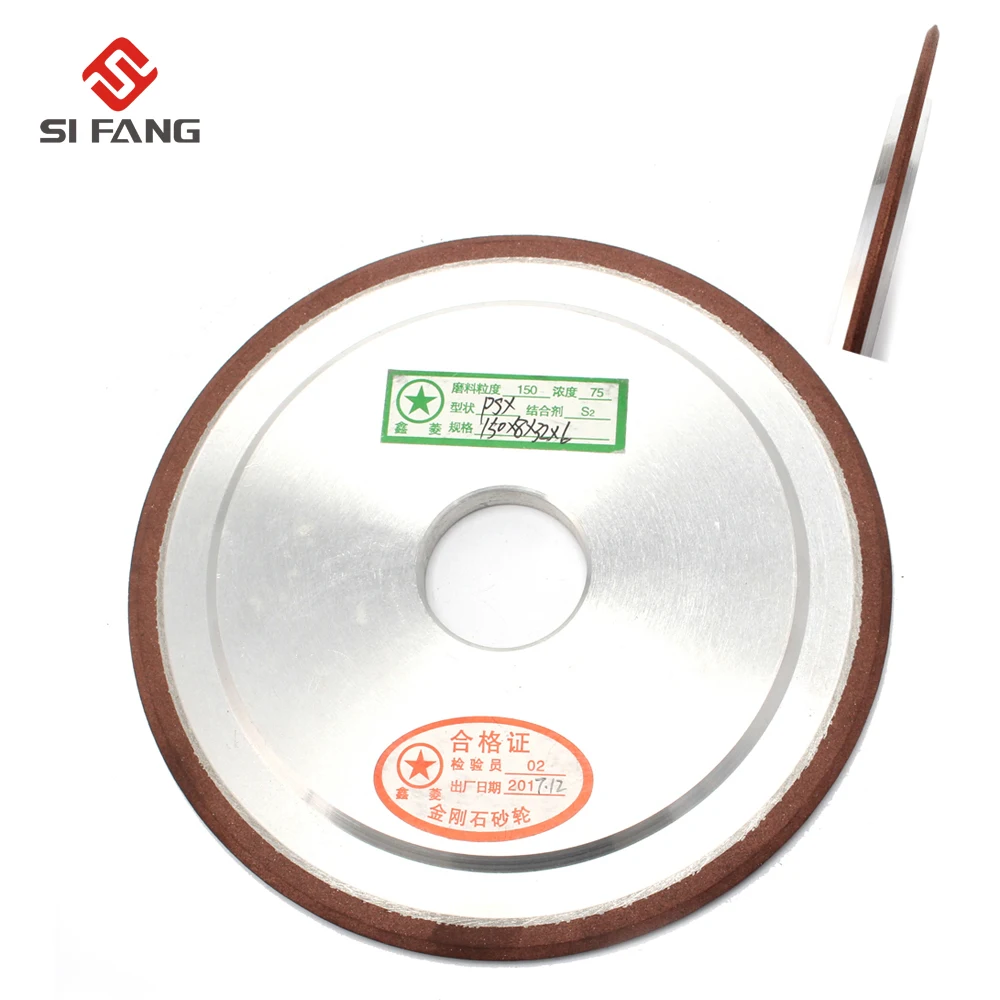 Resin Bond PSX Diamond Grinding Wheel for slotting tungsten carbide double tapered grinding wheel 150 Grit 75%(125x6x32x6mm) 
Resin Bond PSX Diamond Grinding Wheel for slotting tungsten carbide double tapered grinding wheel 150 Grit 75%(125x6x32x6mm)
