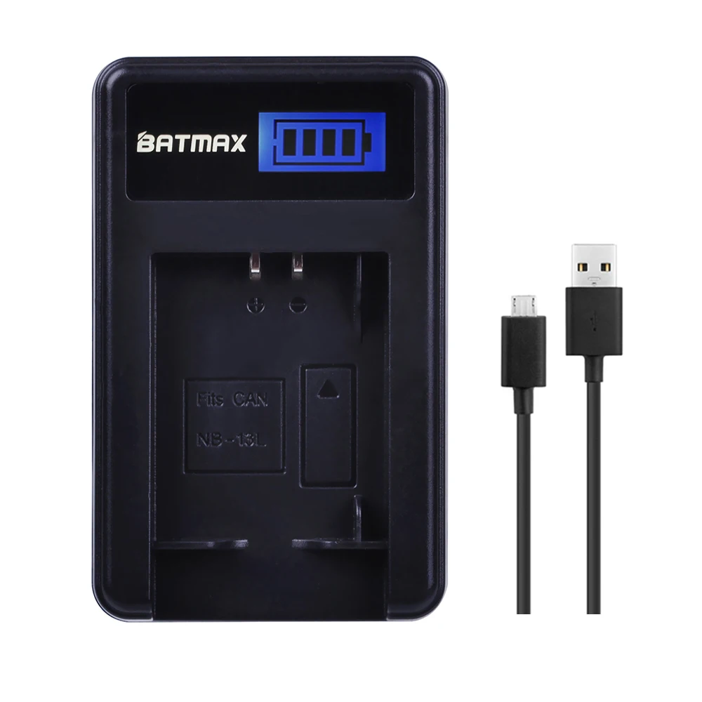 Batmax NB-13L NB 13L NB13L LCD USB Battery Charger for Canon PowerShot G5X G7X G9X G7 X Mark II G9 SX620 SX720 SX730 HS | Электроника