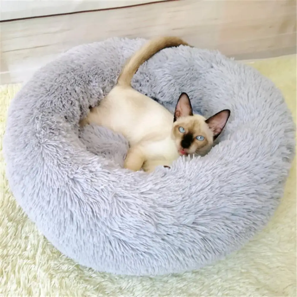 Long Plush Super Soft Pet Bed Kennel Dog Round Cat Winter Warm Sleeping Bag Puppy Cushion Mat Portable Cat Supply 40/50/60/70cm
Long Plush Super Soft Pet Bed Kennel Dog Round Cat Winter Warm Sleeping Bag Puppy Cushion Mat Portable Cat Supply 40/50/60/70cm