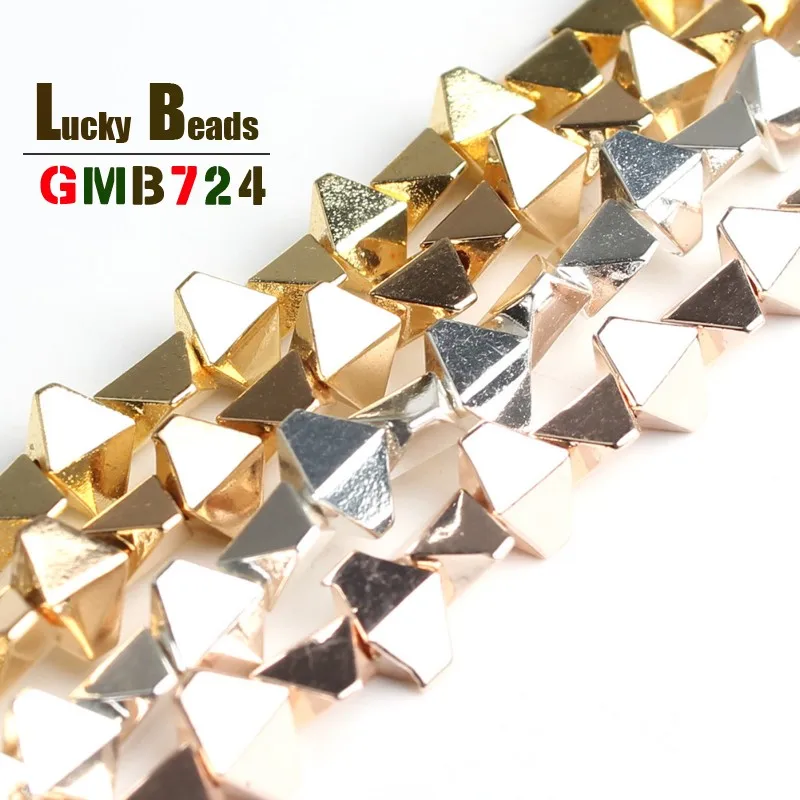 Gold/Silver/Rose Gold Hematite Beads 4*6mm Hexagon Natural Stone Beads For Jewelry Making DIY Beaded Bracelet Necklace 15 inches
Gold/Silver/Rose Gold Hematite Beads 4*6mm Hexagon Natural Stone Beads For Jewelry Making DIY Beaded Bracelet Necklace 15 inches