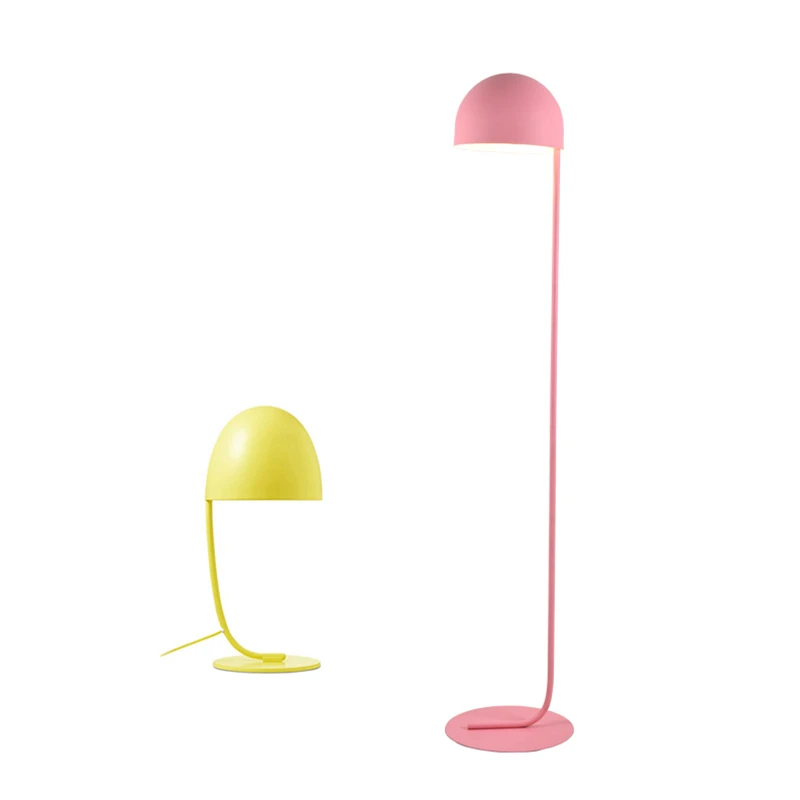 Modern simple Table Light creative floor light yellow pink Macaron color floor light shop home kids room personality decoration
Modern simple Table Light creative floor light yellow pink Macaron color floor light shop home kids room personality decoration