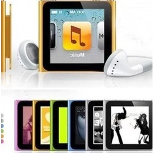 Серебро ДЛЯ Apple iPod nano 6-го Поколения 1.8 ''IPS сенсорный экран 64 ГБ МУЗЫКА FM ВИДЕО