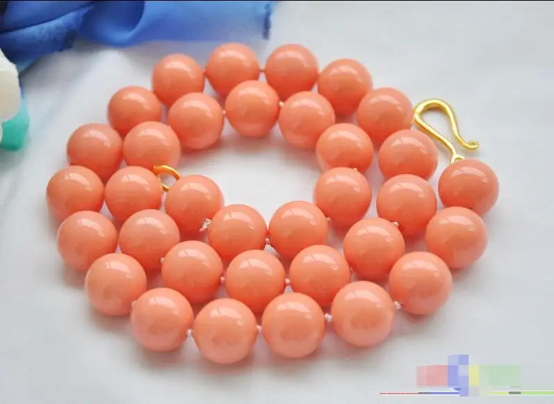 FREE SHIPPING HOT sell new Style >>>>18" 16mm coral-pink round SOUTH SEA SHELL PEARL NECKLACE
FREE SHIPPING HOT sell new Style >>>>18" 16mm coral-pink round SOUTH SEA SHELL PEARL NECKLACE
