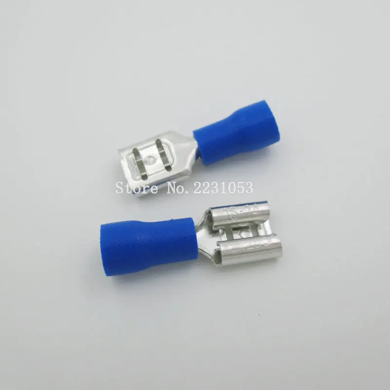 50PCS/LOT FDD2-250 Female Insulated Electrical Crimp Terminal for 1.5-2.5mm2 Connectors Cable Wire Connector FDD2.5-250 FDD
50PCS/LOT FDD2-250 Female Insulated Electrical Crimp Terminal for 1.5-2.5mm2 Connectors Cable Wire Connector FDD2.5-250 FDD