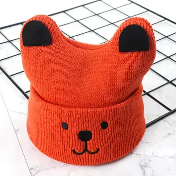 Cute Baby Knitted Hat Winter Warm Infant Warm Bear Cartoon Cap Children Boy Girls Wool Cap Beanies Gift Hat Headwear
Cute Baby Knitted Hat Winter Warm Infant Warm Bear Cartoon Cap Children Boy Girls Wool Cap Beanies Gift Hat Headwear