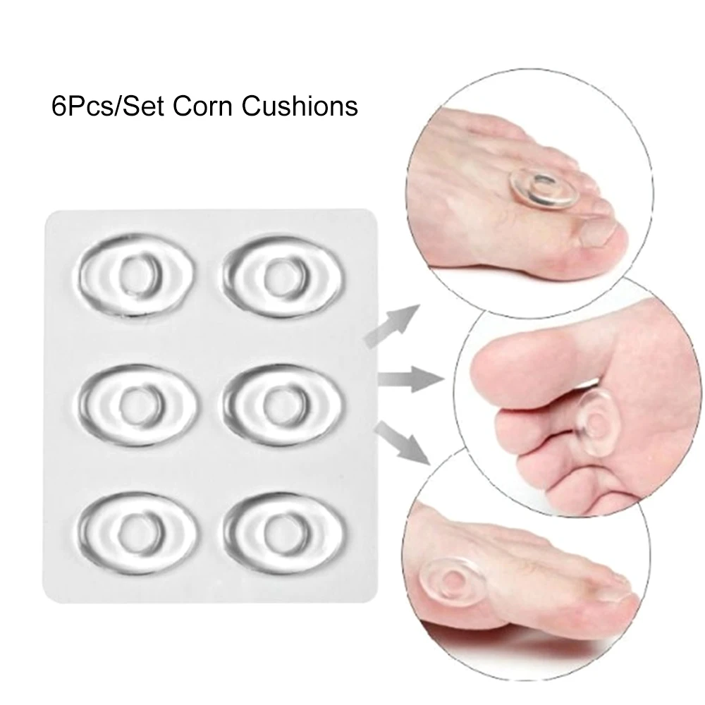 6Pcs/Set Soft Toe Corn Pad Callus Cushions Transparent Wear-Resistant Shoes Insert Stickers Foot Care Toe Protectors
6Pcs/Set Soft Toe Corn Pad Callus Cushions Transparent Wear-Resistant Shoes Insert Stickers Foot Care Toe Protectors