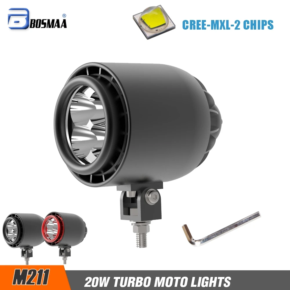 New LED High Brightness Spotlight Huntingt Car Motorcycle Headlamp Fog Light