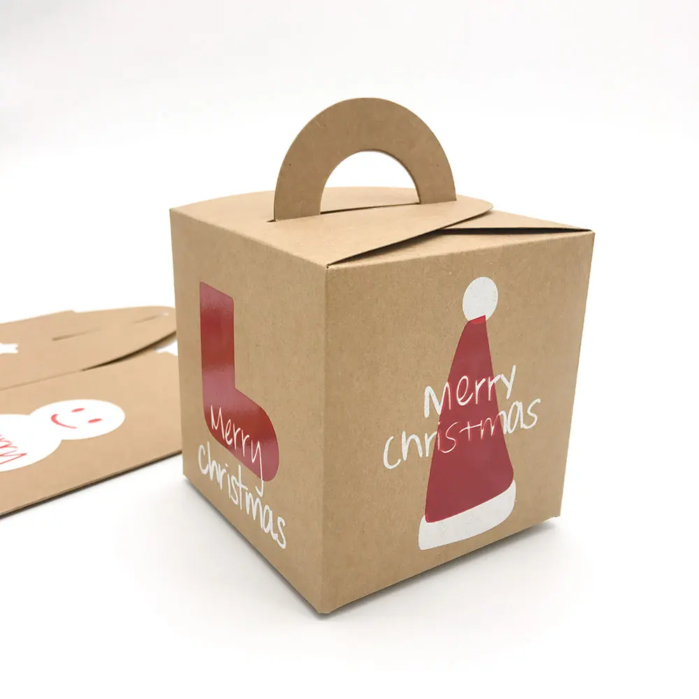 20pcs Cube Merry Christmas Candy Boxes Kraft Paper Christmas Decorations for Home Snowman Favors Gift Package Bag With Handle
20pcs Cube Merry Christmas Candy Boxes Kraft Paper Christmas Decorations for Home Snowman Favors Gift Package Bag With Handle