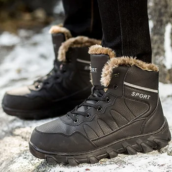 winter men boots with fur Super Warm Men Sneakers Winter Shoes Men Ankle Snow boots outdoor climbing boots waterproof 45 46
winter men boots with fur Super Warm Men Sneakers Winter Shoes Men Ankle Snow boots outdoor climbing boots waterproof 45 46