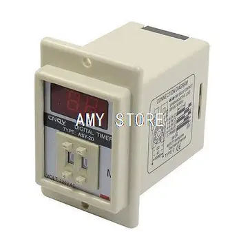 ASY-2D AC 220V 99 Minute Digital Timer Programmable Time Delay Relay White
ASY-2D AC 220V 99 Minute Digital Timer Programmable Time Delay Relay White