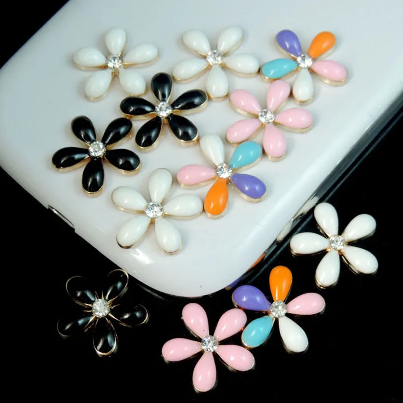 30pcs/Lot 18MM Daisy Flower Oil Painting Rhinestone Button Flatback 5 Petal Flower Button Decoration Embellishments for DIY
30pcs/Lot 18MM Daisy Flower Oil Painting Rhinestone Button Flatback 5 Petal Flower Button Decoration Embellishments for DIY