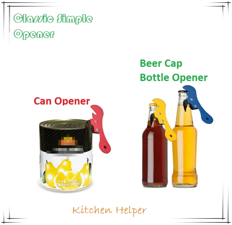 New Simple Can Opener Hot Kitchen Accessories Classic Manual Tin Bottle Can Punch Openers Multifunctional Beer Cap Lifter
New Simple Can Opener Hot Kitchen Accessories Classic Manual Tin Bottle Can Punch Openers Multifunctional Beer Cap Lifter