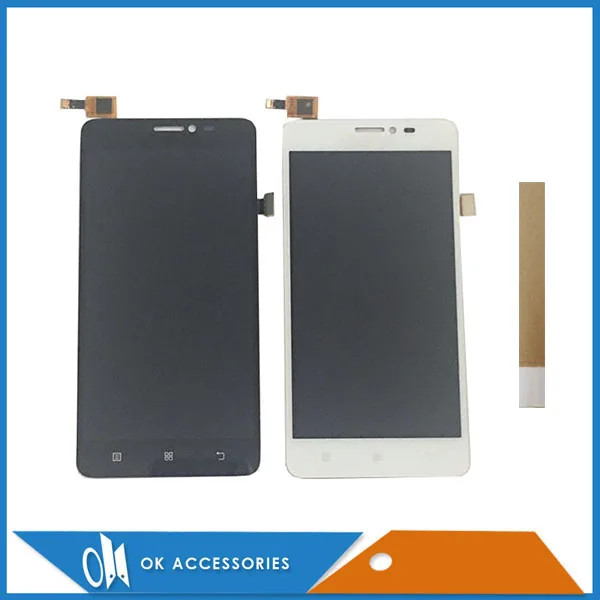 5.0 Inch For Lenovo S850 S850T LCD Display With Touch Screen Digitizer Assembly Black White Color Tape | Мобильные телефоны и