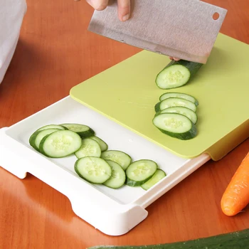Kitchen Tools Plastic Chopping Block Multifunctional Drawer Storage Chopping Blocks Double Layer Antibacterial Cutting Board
Kitchen Tools Plastic Chopping Block Multifunctional Drawer Storage Chopping Blocks Double Layer Antibacterial Cutting Board