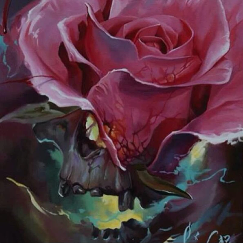 Full Square/Round Drill 5D DIY Diamond Painting "Skull rose" 3D Embroidery Cross Stitch 5D Home Decor
Full Square/Round Drill 5D DIY Diamond Painting "Skull rose" 3D Embroidery Cross Stitch 5D Home Decor