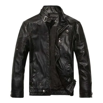 Fashion Men Jacket PU Leather Casual Autumn Winter Jacket Jacket Soft Short Fleece Jackets Famous Brand Clothing
Fashion Men Jacket PU Leather Casual Autumn Winter Jacket Jacket Soft Short Fleece Jackets Famous Brand Clothing