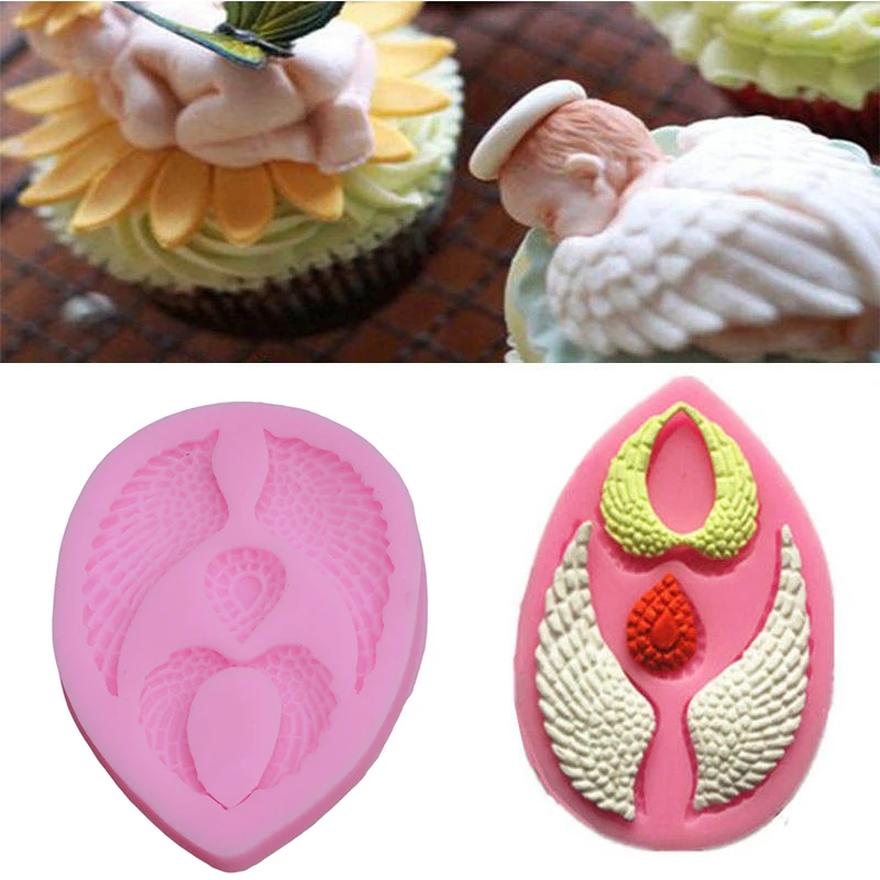 DIY Silicone Mold 3D Angel Wings Feather Chocolate Wedding Cake Decorating Tools Cake Stencil Rudder Anchor Fondant Baking Mould
DIY Silicone Mold 3D Angel Wings Feather Chocolate Wedding Cake Decorating Tools Cake Stencil Rudder Anchor Fondant Baking Mould