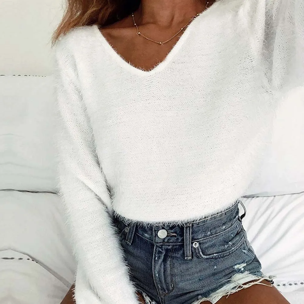 Hot Fashion Women Shirt Warm O-Neck Solid Casual Short Sweater Pullover Long Sleeve Shirt Tops Blouse Women Clothing
Hot Fashion Women Shirt Warm O-Neck Solid Casual Short Sweater Pullover Long Sleeve Shirt Tops Blouse Women Clothing