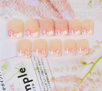 2017 fashion Simplicity of French Fake Nails Acrylic quare head printing False Nails 24pcs High Quality Temperament nail patchs
2017 fashion Simplicity of French Fake Nails Acrylic quare head printing False Nails 24pcs High Quality Temperament nail patchs