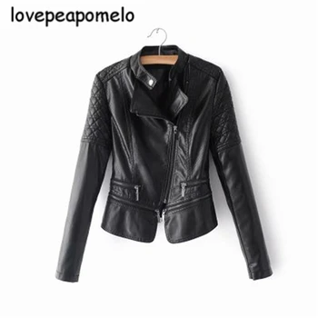 Big Size Women Costumes Winter Casual Leather Jacket Long Sleeve Spliced PU Puterwear Moto Biker Large Size Female Jacket J614
Big Size Women Costumes Winter Casual Leather Jacket Long Sleeve Spliced PU Puterwear Moto Biker Large Size Female Jacket J614