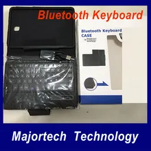 For Samsung Galaxy Tab 4 10.1 T530 T531 Bluetooth Silicon Wireless Keyboard Teclado Stand Tab4 PU Case Cover Black Free Shipping