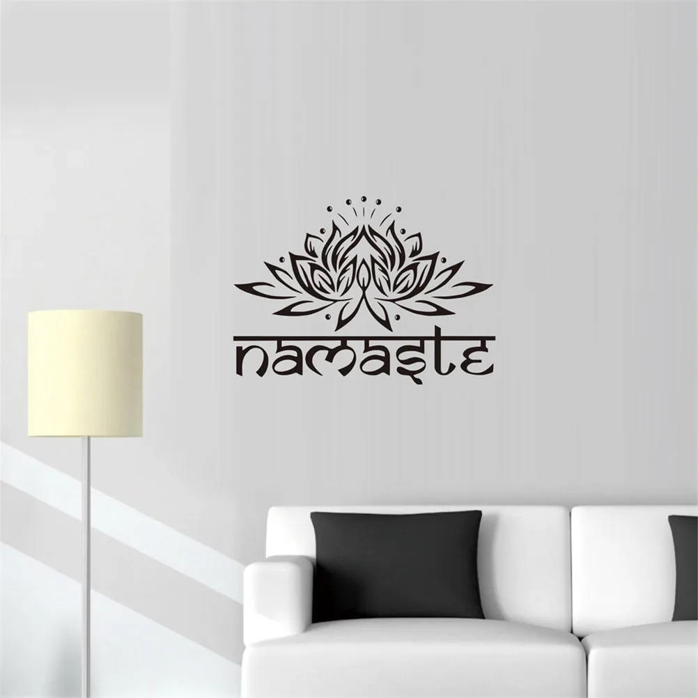 Flower Mural Indian Namaste Words religion Wall Decal Vinyl Lotus Yoga sticker home bedroom decor
Flower Mural Indian Namaste Words religion Wall Decal Vinyl Lotus Yoga sticker home bedroom decor