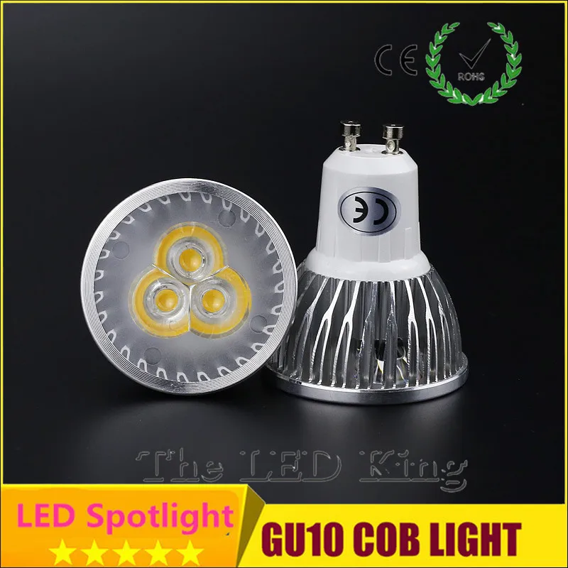 Светодиодный просветильник высокой мощности CREE GU5.3 gu10 9 Вт 12 15 220 в 230 В с