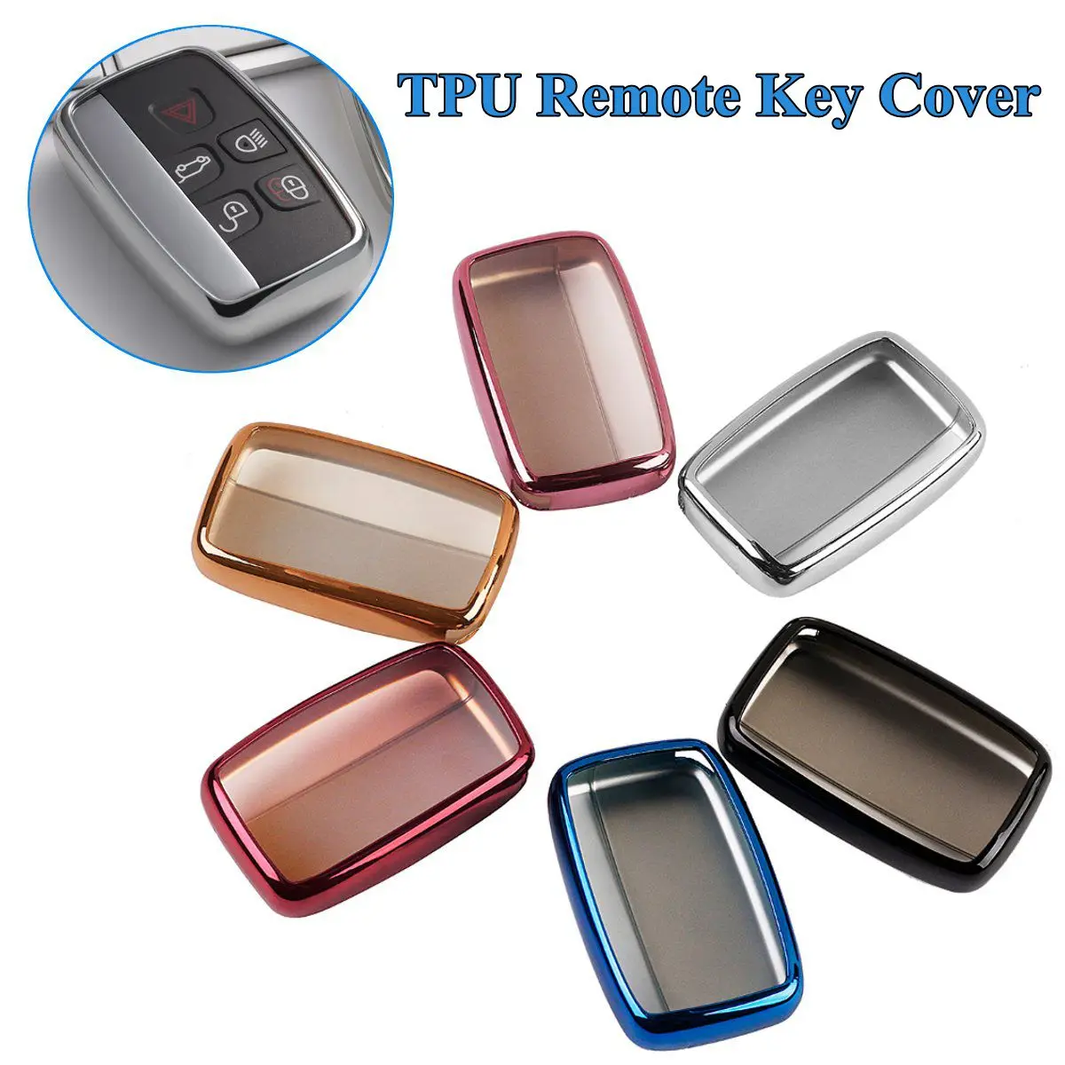 For Land Rover Range Sport Freelander 2 Discovery 4Evoque for Jaguar Car TPU Remote Key Cover Case Bag Holder
For Land Rover Range Sport Freelander 2 Discovery 4Evoque for Jaguar Car TPU Remote Key Cover Case Bag Holder