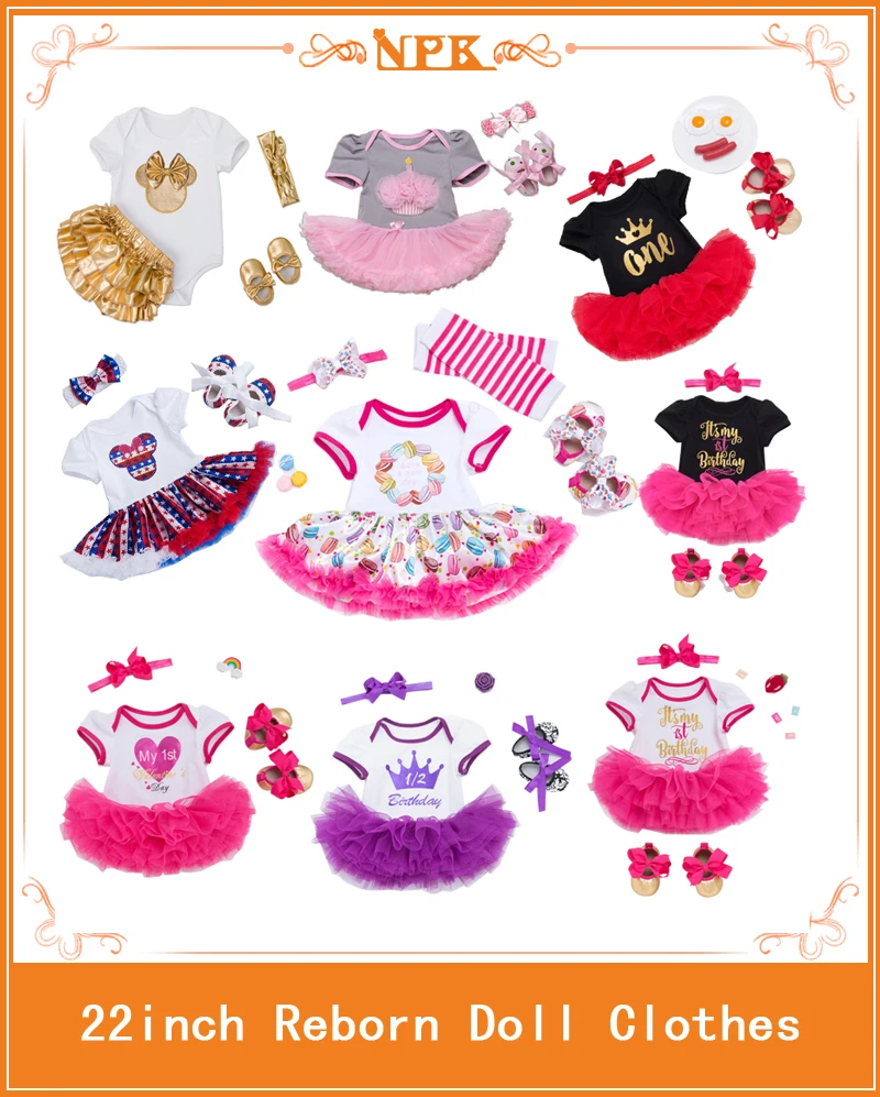 NPK Doll Reborn Baby Clothes Cute Clothing Dress Fits 50-57CM Reborn Baby Dolls With Boneca Reborn Dolls Shoes And Hair Band
NPK Doll Reborn Baby Clothes Cute Clothing Dress Fits 50-57CM Reborn Baby Dolls With Boneca Reborn Dolls Shoes And Hair Band
